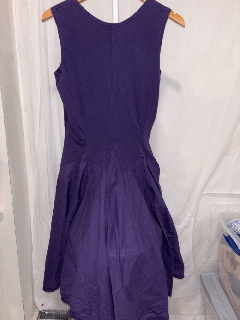 Luna Luz #Purple Asymmetrical Women's Dress